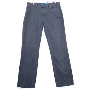 English Laundry Mens Navy Straight Fit Pants 32 X 30 Academia Office Flat Front